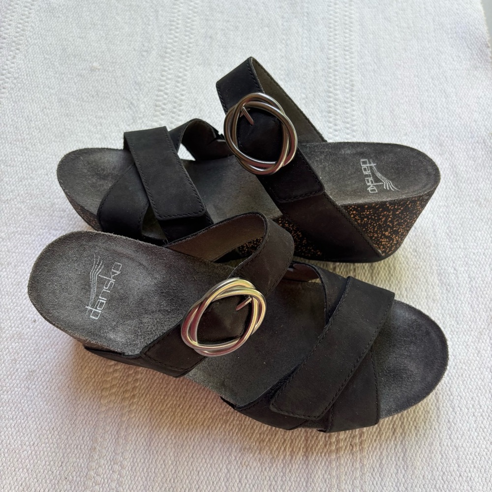 DANSKO Womens Susie Milled Nubuck Sandals size 37 - Picture 11 of 11